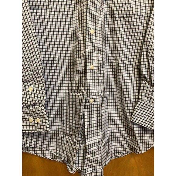 KIRKLAND SIGNATURE Men’s Shirt Plaid Button Down 100% Extra Long 15.5-33 - Picture 8 of 9